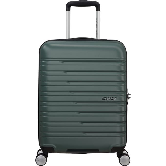American Tourister Koffer - Flashline Spinner (4wiel) 55cm Handbagage - Dark Forest - 2.6 kg