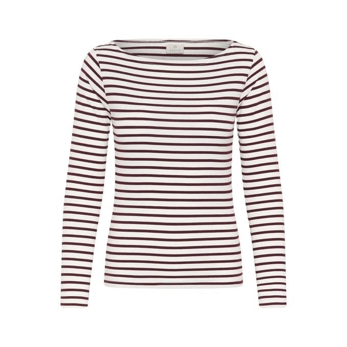 Dames-T-shirt met lange mouwen KAFFE Liddy