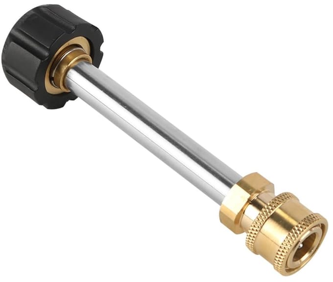 Dailygoods - Hogedrukreinigeradapter M22 14 mm met Snelkoppeling