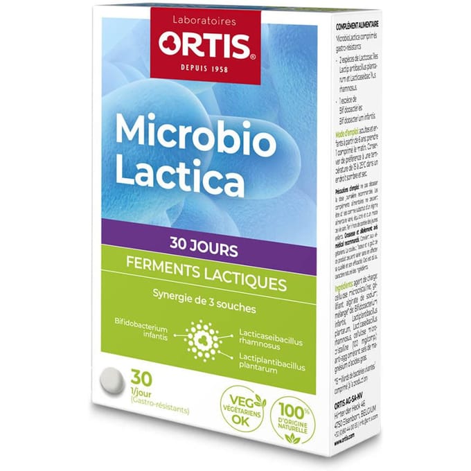 Ortis® MicrobioLactica 30 Tabletten