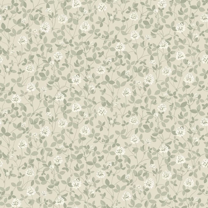Boråstapeter Vliesbehang 6977 - Österlen - Botanisch Beige - 53cm x 10.05m