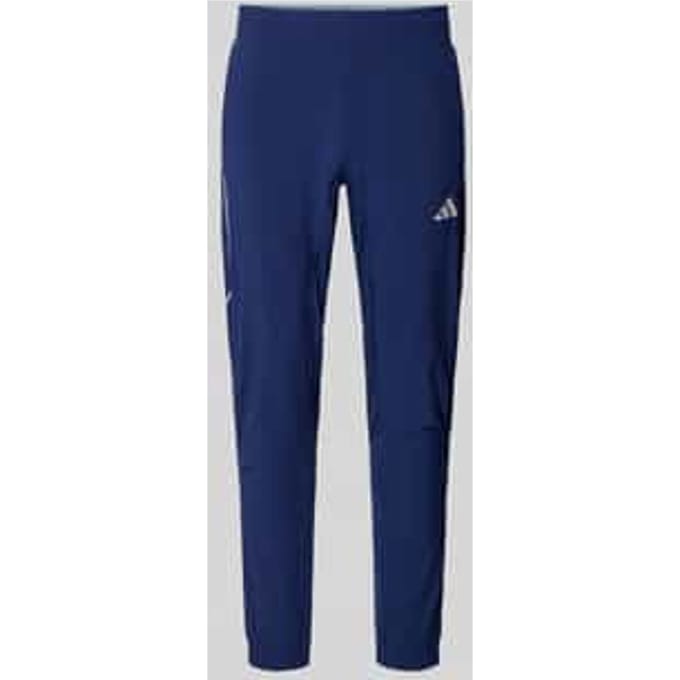 Slim fit sweatpants met logoprint, model 'Tech'