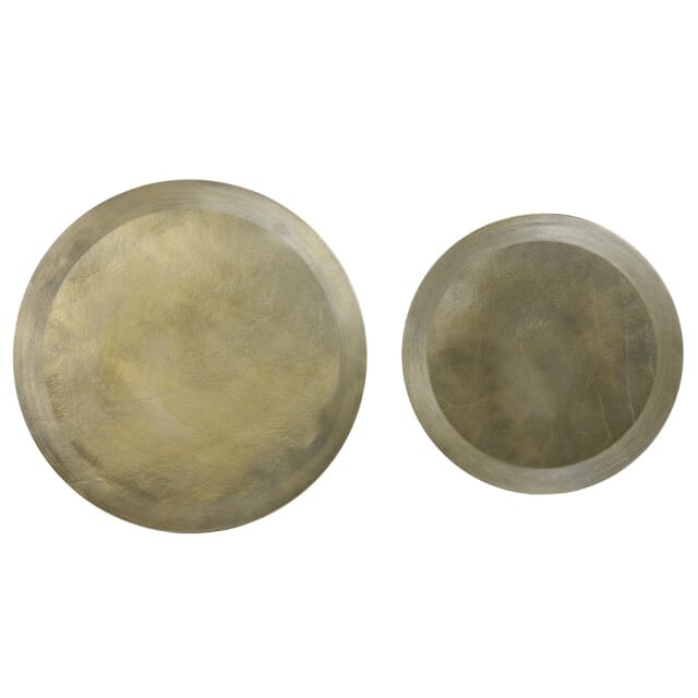 Light & Living - Bijzettafel TALCA - Ø50x52cm - Goud - Set van 2