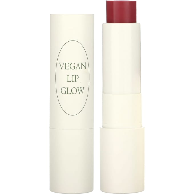 Nacific, Vegan Lip Glow, 04 Soft Mauve, 3,9 g (0,13 oz) white