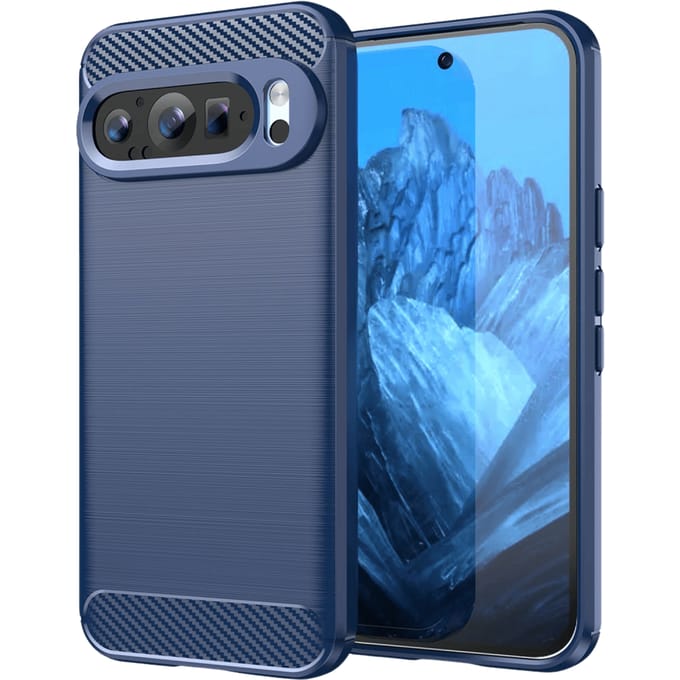 Mocaa Google Pixel 9 / Pixel 9 Pro Schokbestendig Hoesje Blauw