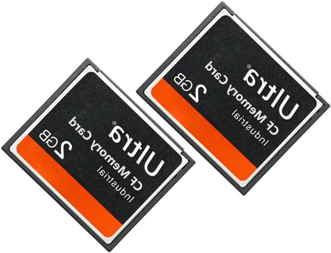 Geheugenkaart - Compact Flash - Camera Opslag - Industriële Kwaliteit - 2 GB (2 Stuks) - Zilver