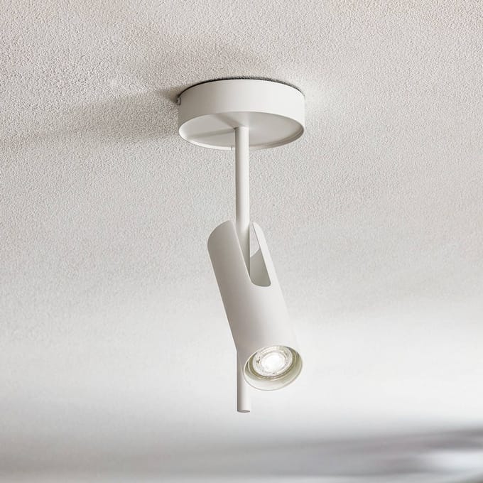 SIGMA Plafondspot Leda 1, 1-lamp, wit