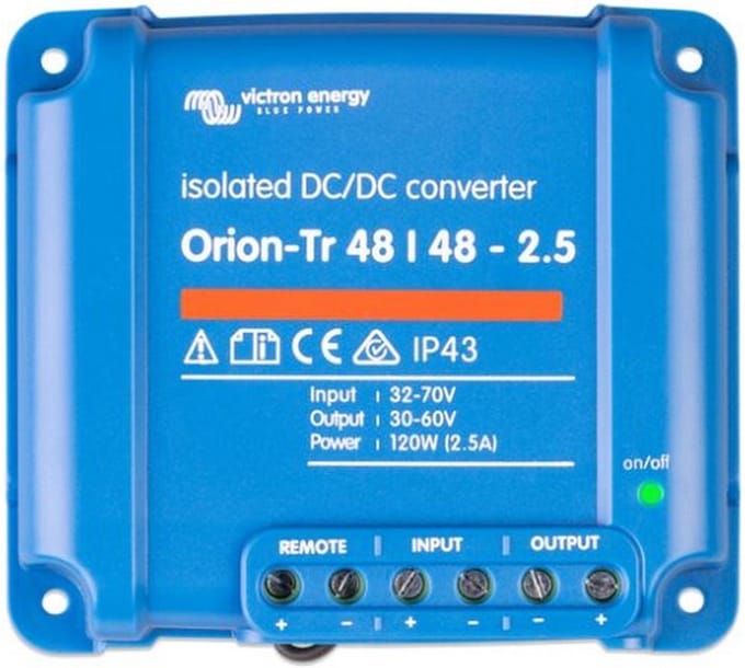 Victron Energy Orion-Tr 48/48-2,5A Converter 120 W 48 V - 48.2 V Op afstand bedienbaar