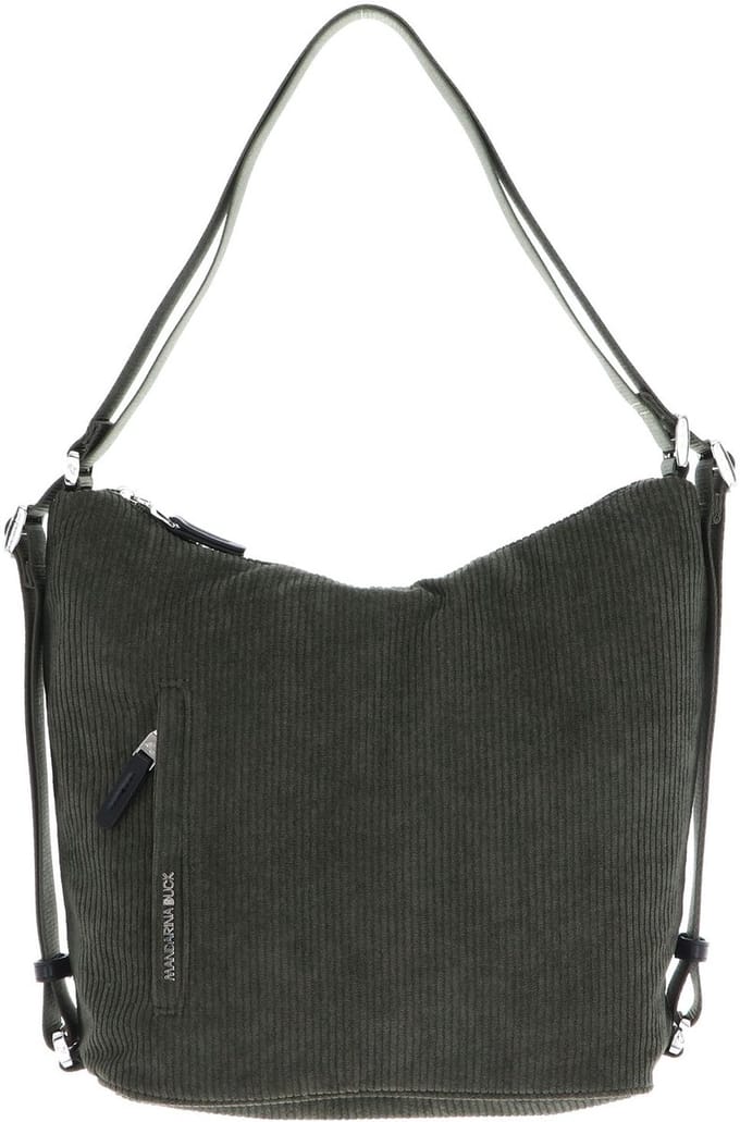 MANDARINA DUCK schoudertas Hunter Velvet Slide Bag Pirite donkergroen