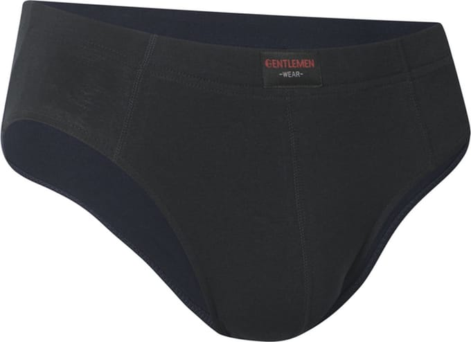 Gentlemen - 5-pak heren slips 604730 - zwart - maat M