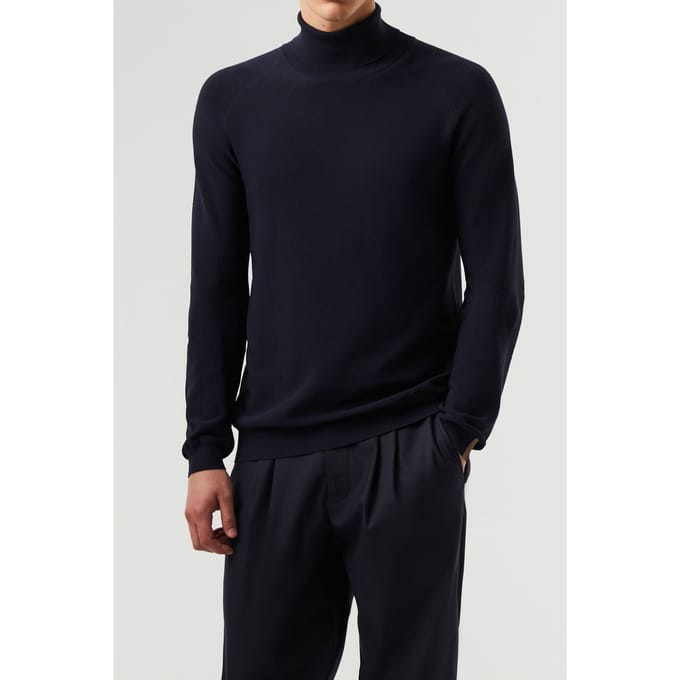 AlphaTauri Ata Fuzzo V1.y5.02 Pullover Navy Größe: S | Turtlenecks Outlet | Herren | Blau