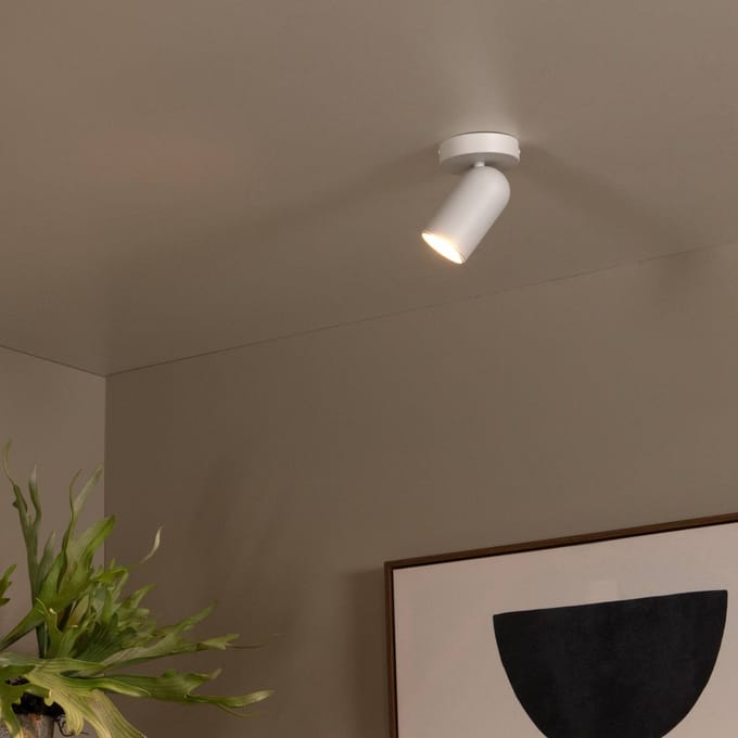Lucide PUNCH - Plafondspot (Plafondlamp) - 1xGU10 (MR16) - Wit