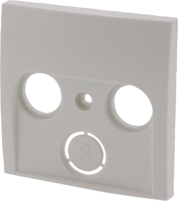 Berker S1 centraalplaat – radio – tv – polarwit