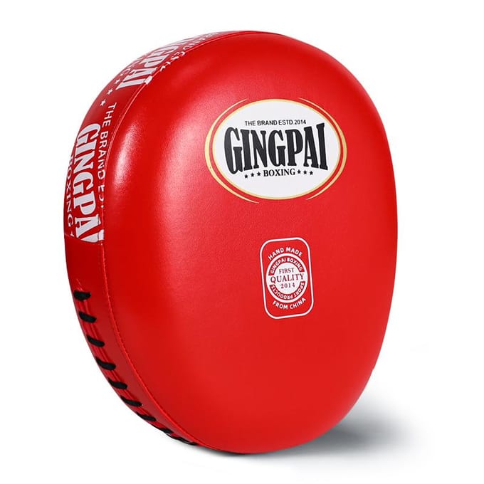1 Stuk Verdikt Microvezel Leer Muay Thai Handdoel Boksen Snelheid Doelwit MMA Sanda Focus Trainingskussen red