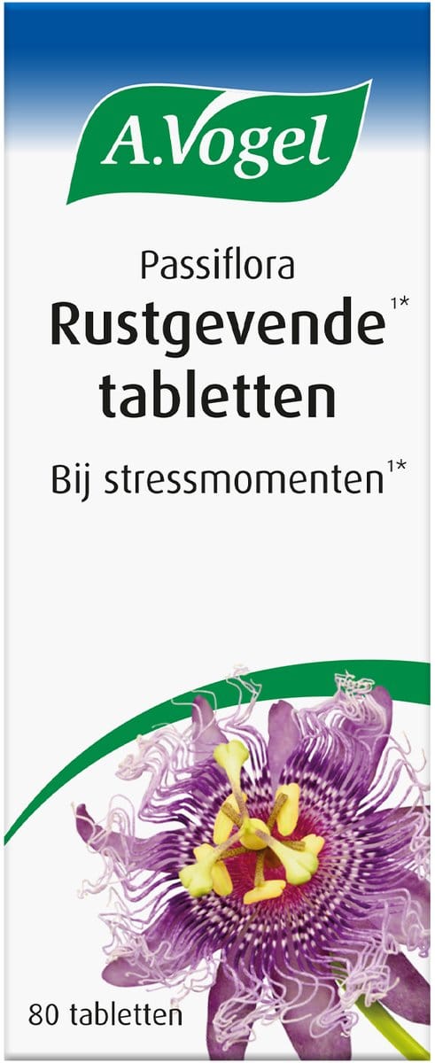 A.Vogel Passiflora Rustgevende tabletten - Bij stressmomenten - 80st
