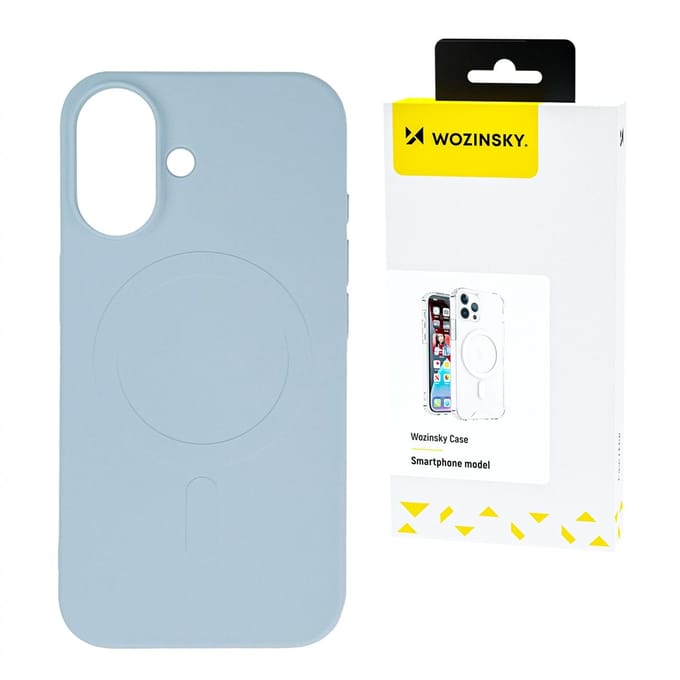 Wozinsky Silicone Magnetic Case Magsafe for Samsung Galaxy S25 Ultra - Blue