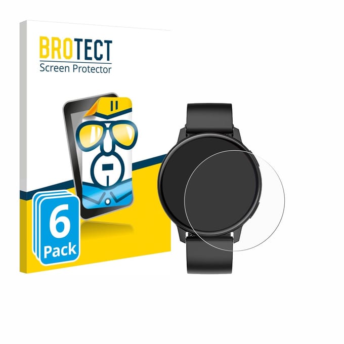 BROTECT - Screenprotector voor SPC Smartee Duo Classic 1.43" - Folie Beschermfolie transparant 6 Stuks