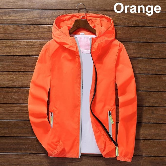 Mannen Rits Jas Uitloper Jas Windjack Casual Mannelijke Lente Herfst Bomberjacks 3XL red