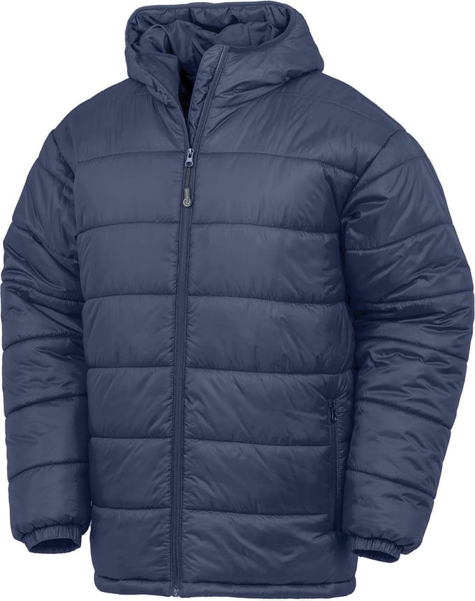 Result Recycled Hooded Padded Parka RT910 - Navy - M