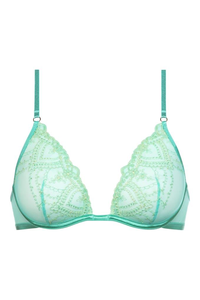 Triangelbeha met beugels Serie Mysterious Seafoam