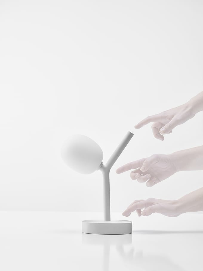 Brokis Ivy Battery Lamp oplaadbaar - lichtroze