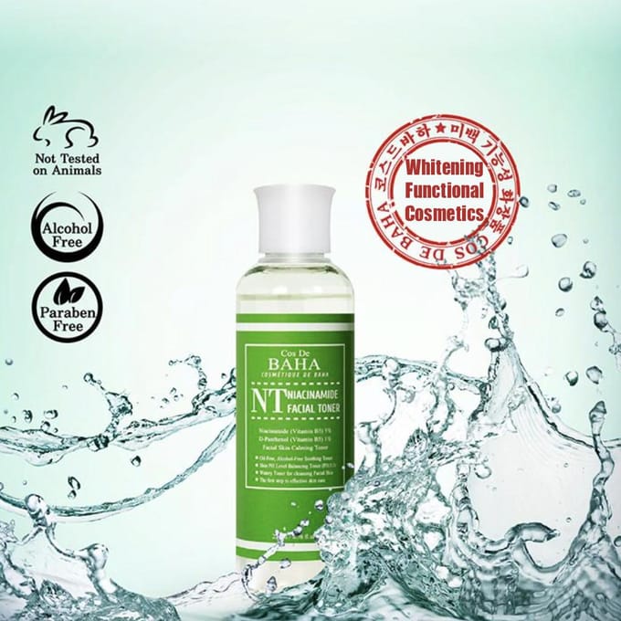 Cos De BAHA NT Niacinamide Toner 200 ml (3 opties) 1pcs beige