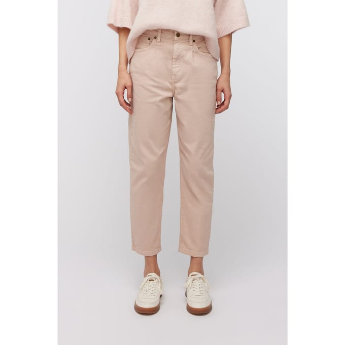 Knitted Dawn Pants Pink Größe: L | Straight Jeans Outlet | Damen | Rosa