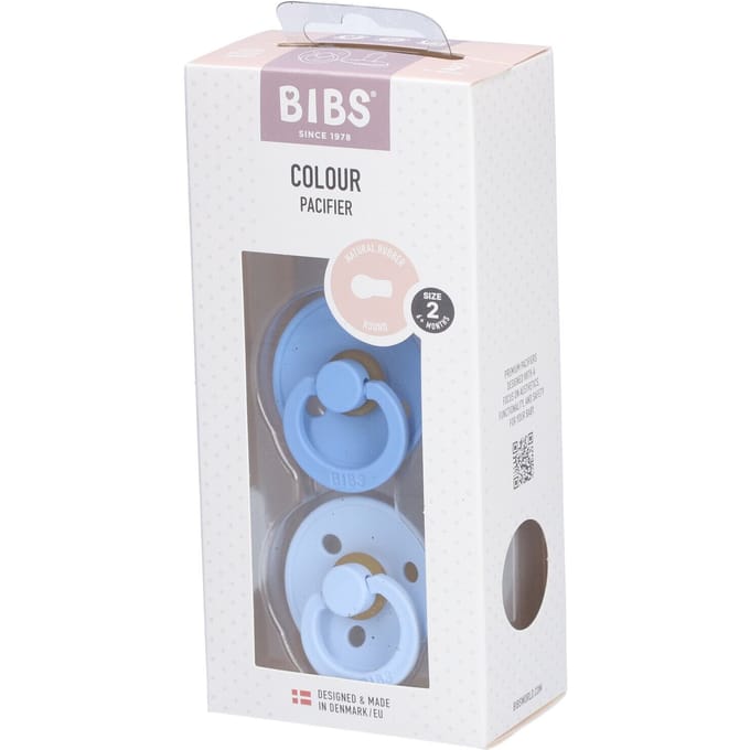 BIBS Fopspeen Sky Blue/Baby Blue Duo 6-18 2