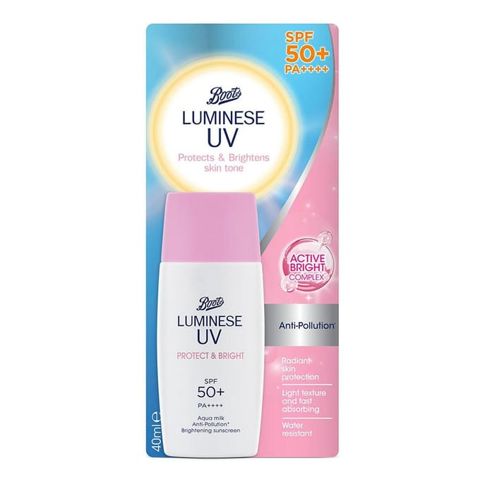 BOTTES LUMINESE UV PROTECT & BRIGHT SPF50+ PA++++ 40 ml. 40 ml. x 3 pcs