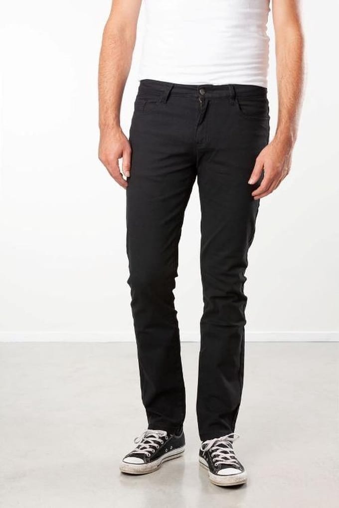 New Star heren broek Nyon zwart printed - maat 40/34