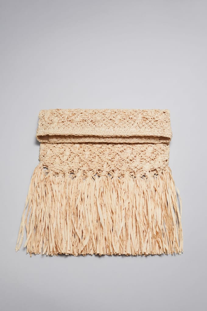& Other Stories Gaele Straw Clutch Beige Größe: OS | Clutches Outlet | Damen | Braun