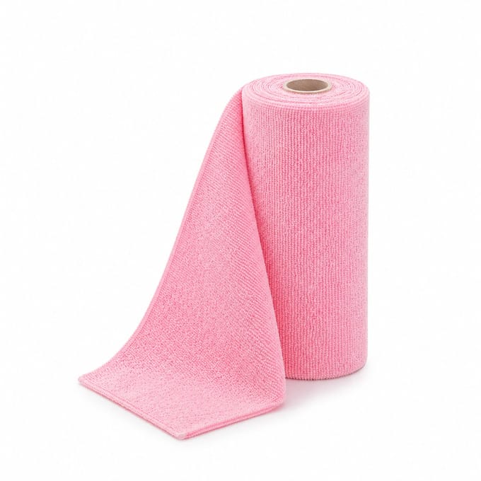 Roze Herbruikbare Microvezel Keukendoeken – Herbruikbaar, Super Absorberend & Pluisvrij – Multifunctionele Schoonmaakdoeken