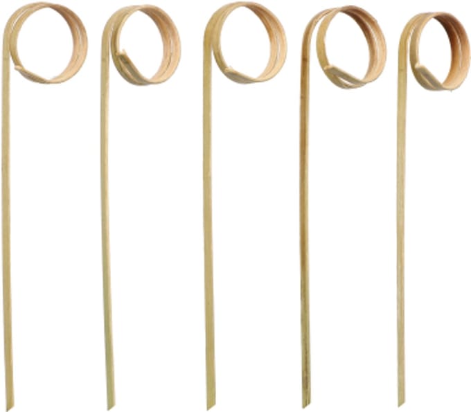 100 Fingerfood prikkers pure 11 cm Twister
