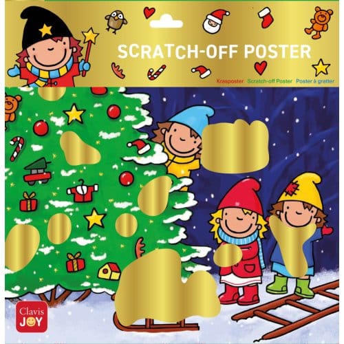 Scratch-Off Poster Heksje Mimi Viert Kerstmis