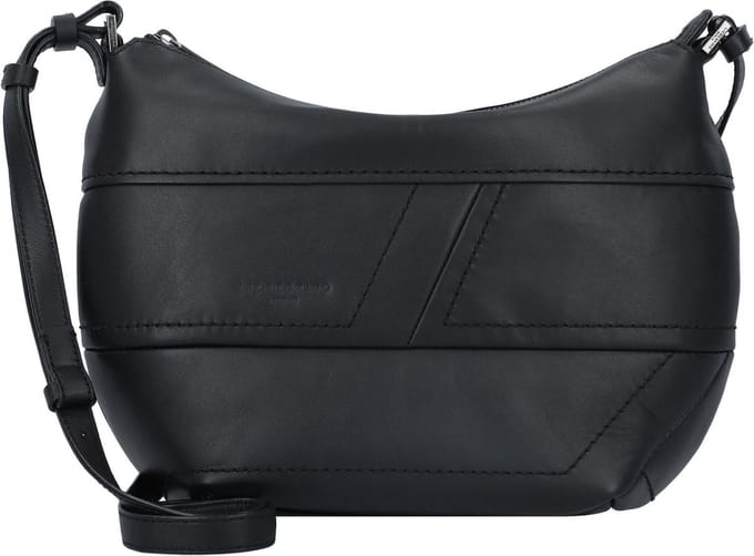 LIEBESKIND BERLIN Schoudertas Edda Calf Optic Hobo Bag Black Zwart