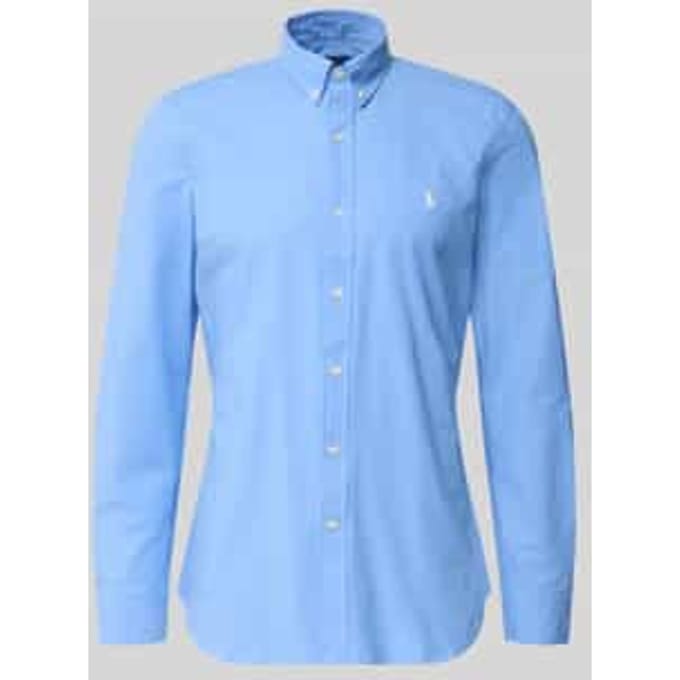 slim fit vrijetijdsoverhemd van katoenmix