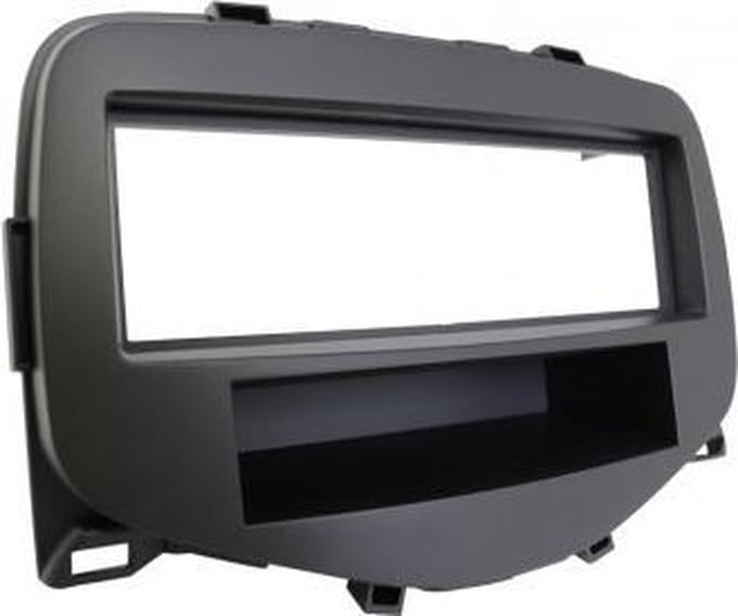 2-DIN frame met bakje C1 2014->/108 2014->/Aygo 2014-> Zwart