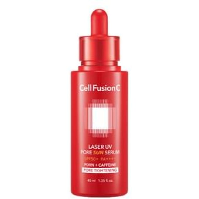 [Cell Fusion C] Laser UV Pore Sun Serum SPF 50+ PA++++ 40ml red