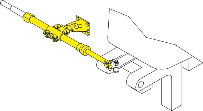 SeaStar Spiegel-montageset  RVS