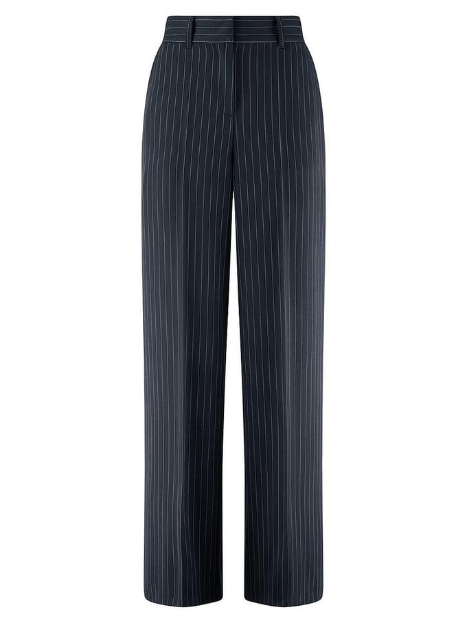Enkellange broek Van Peter Hahn blauw