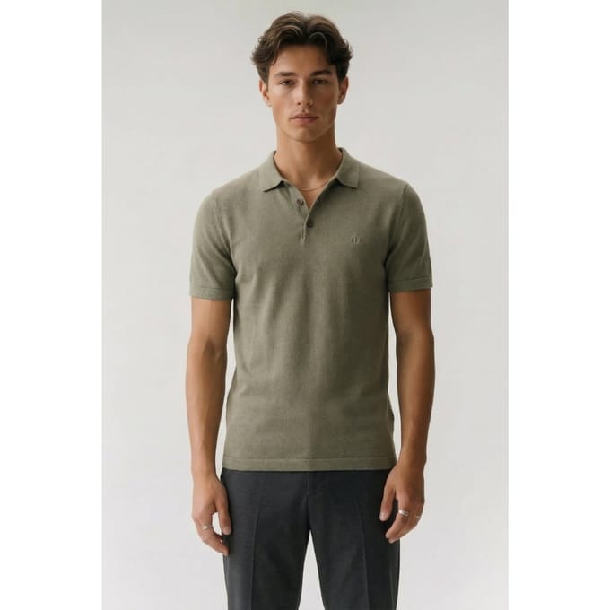 Dstrezzed Ds_cami Polo Green Shadow Green Shadow Maat: L | Poloshirts Outlet | Heren | Groen