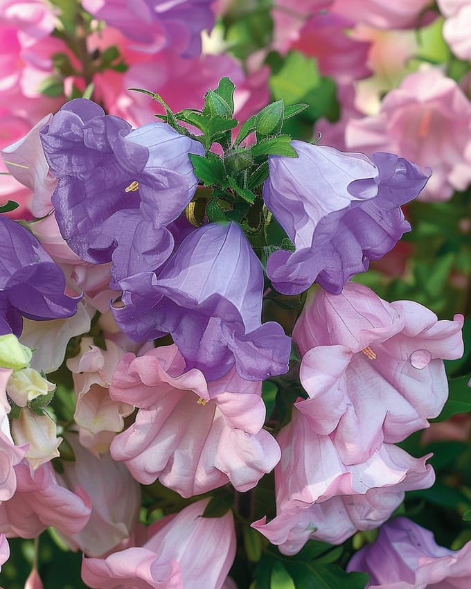 2 sets - Mariëtteklokje Zaden Campanula Medium Tweejarig Gemengd