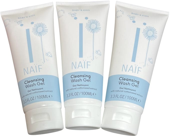 3 stuks Naif - Reinigende Wasgel - 100 ml