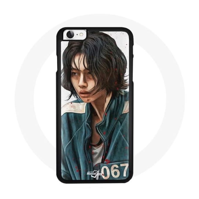 Coque - Kang Sae byeok - iPhone 6 - Souple - Noir - Squid Game