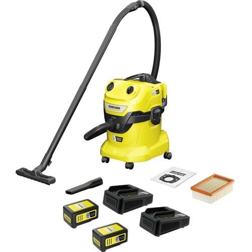 Kärcher Stofzuiger WD 4-18 Dual Battery Set
