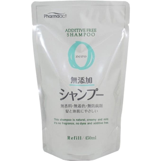 KUMANO COSME - Pharmaact Additive Free Shampoo Refill - 450ML