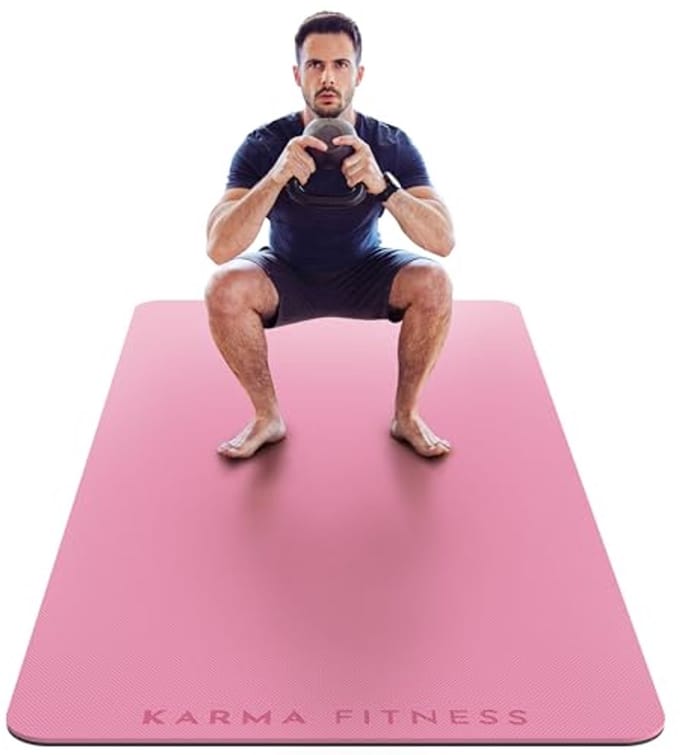 Extra brede en dikke yogamat - Antislip en duurzaam voor thuistrainingen