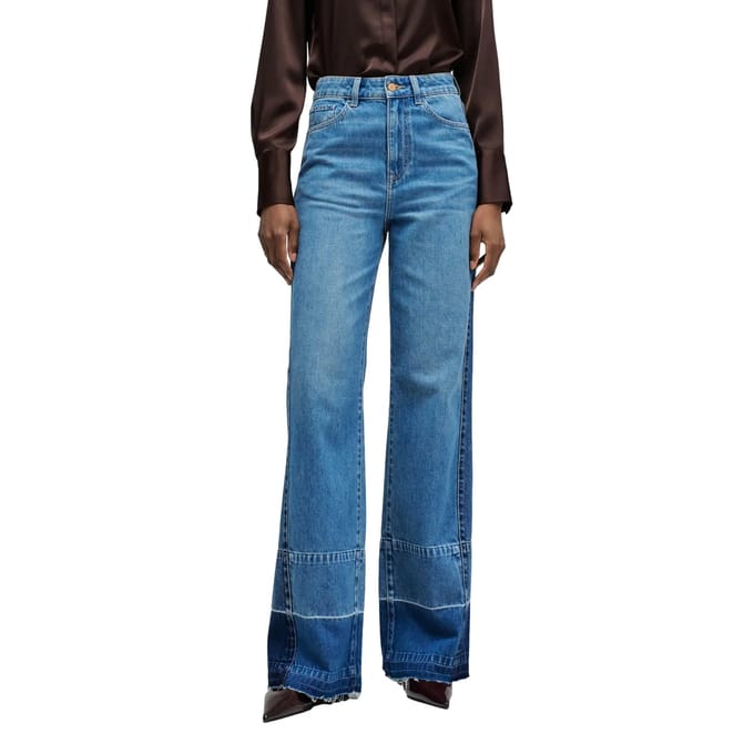 Dames Wide Leg Jeans Salsa Jeans