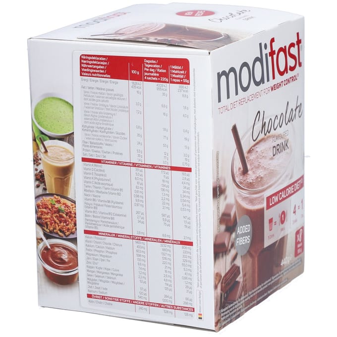 Modifast Intensive Choco Flavoured Milkshake 8x55g