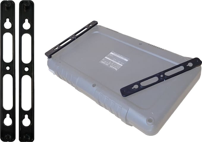 Stealthmounts Opladerhouder Voor Makita 18v Lxt Duolader Dc18rd - Zwart - 2-pack